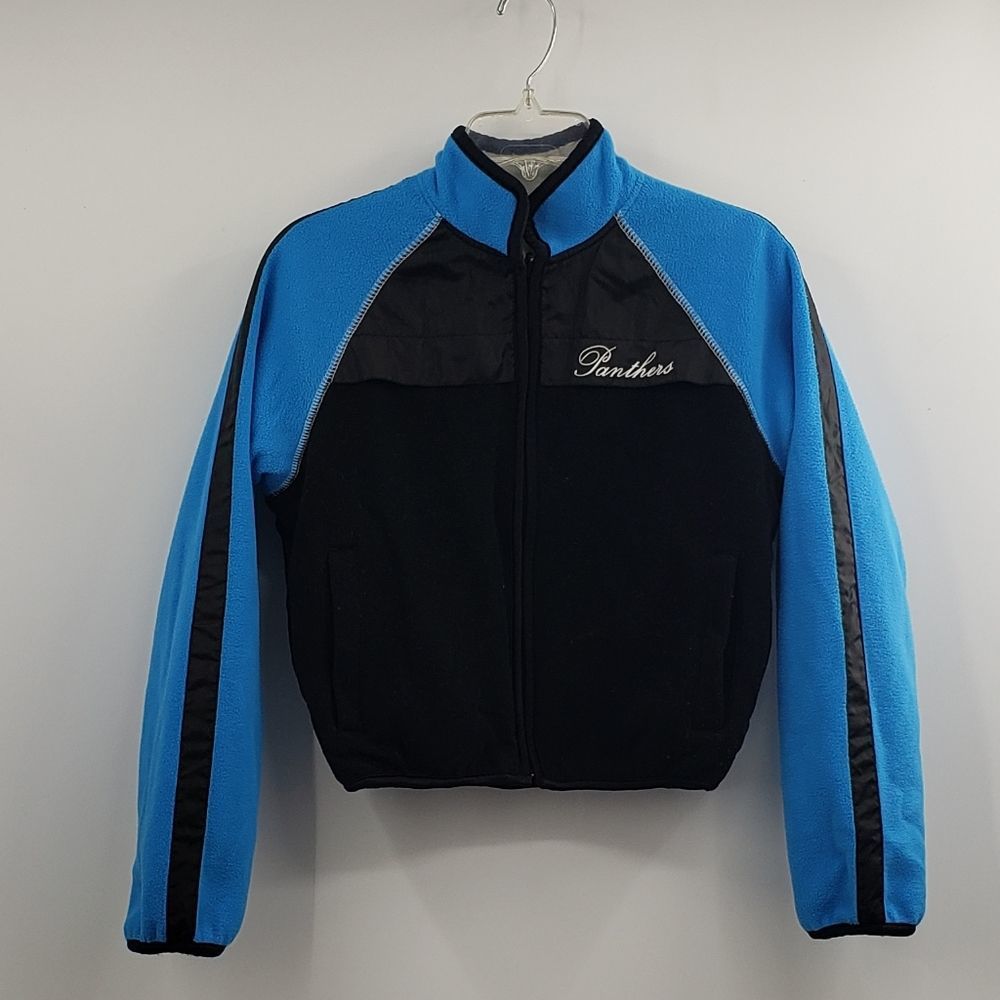 NFL HER Panther womens S blue Reversible Jacket